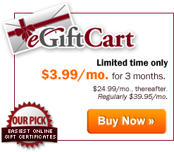 Give your customers a hassle-free gift-giving option ... while watching your sales grow. Buy now.